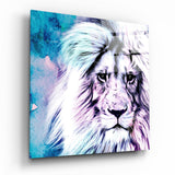 Lion Glass Wall Art | Insigne Art Design