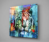 Tiger Glass Wall Art | Insigne Art Design