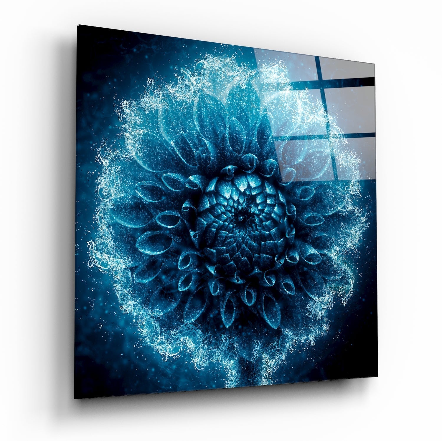 Flower Glass Wall Art | Insigne Art Design