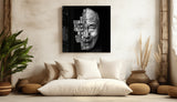 Dalai Lama Glass Wall Art