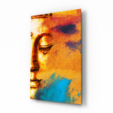 Buddha Portrait Glass Wall Art