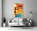 Buddha Portrait Glass Wall Art