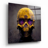 Yellow Head Glass Wall Art  || Designer Collection | Insigne Art Design