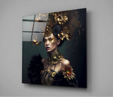 The Queen Glass Wall Art  || Designer Collection | Insigne Art Design