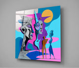 Picasso's Mind Glass Wall Art  || Designer Collection | Insigne Art Design