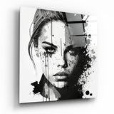 Woman Glass Wall Art  || Designer Collection | Insigne Art Design