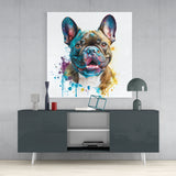 Cute Dog Glass Wall Art  || Designers Collection | Insigne Art Design