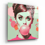 Audrey Hepburn Glass Wall Art  || Designers Collection | Insigne Art Design