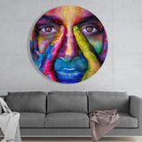 Colorful Look Glass Wall Art