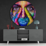 Colorful Look Glass Wall Art