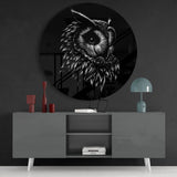 Owl Glass Wall Art