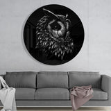 Owl Glass Wall Art