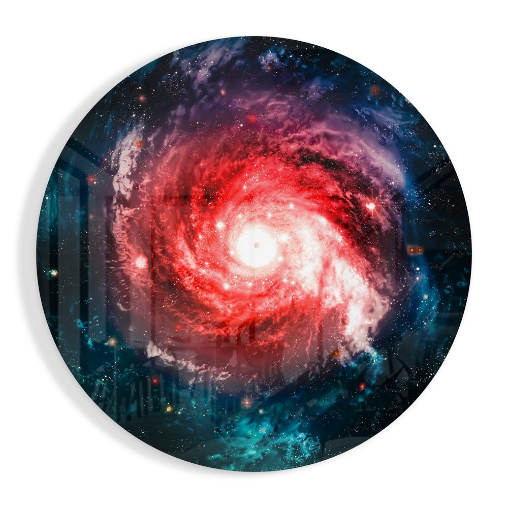 Space Glass Wall Art