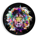 Lion Glass Wall Art