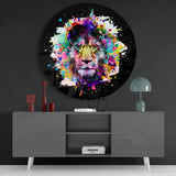 Lion Glass Wall Art