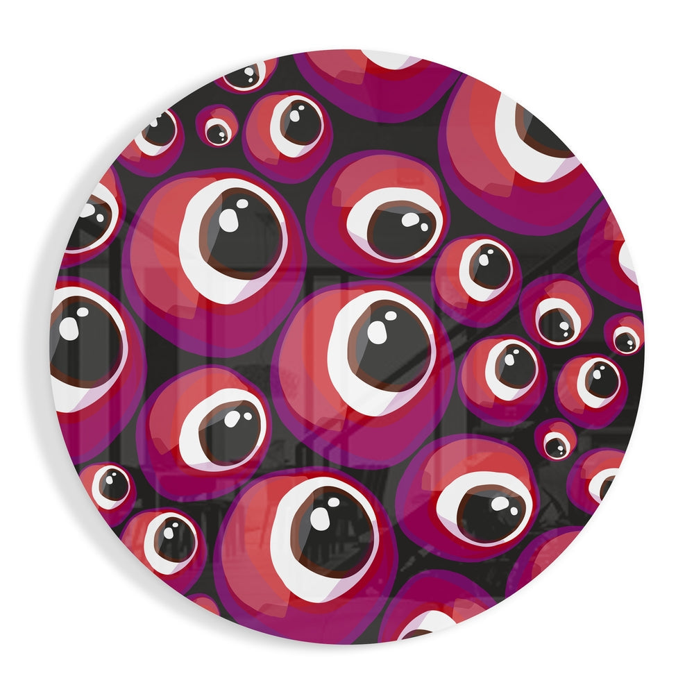 Evil Eye Bead Glass Wall Art