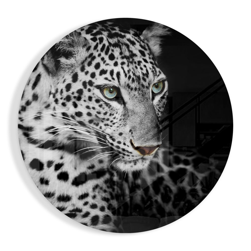 Leopard Glass Wall Art