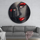 Colored Eyes Glass Wall Art