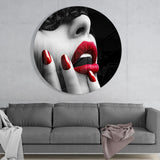 Women's Glass Wall Art