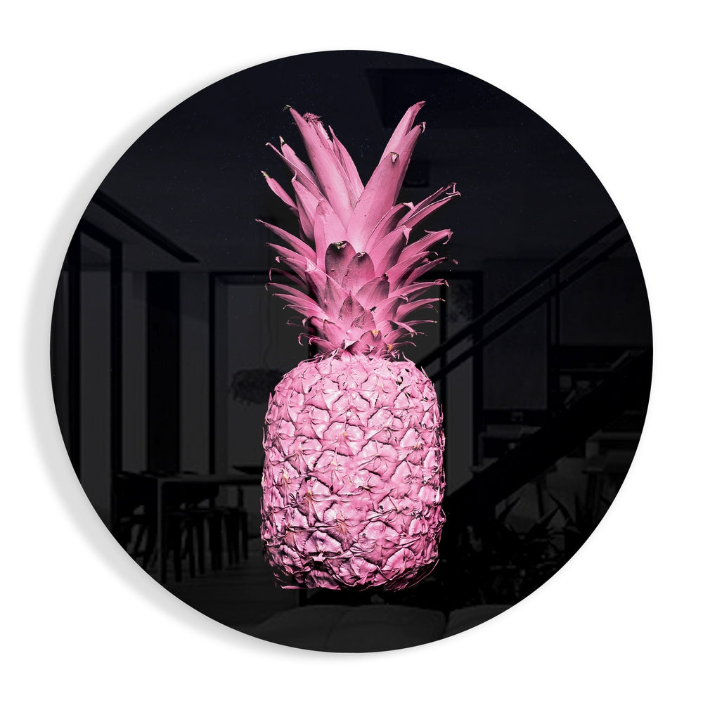 Pineapple Glass Wall Art