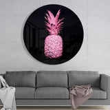 Pineapple Glass Wall Art