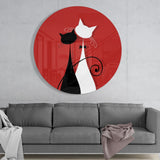 Cats Glass Wall Art