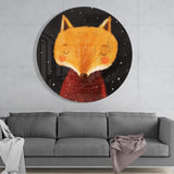 Fox Glass Wall Art