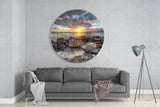 Sunrise Glass Wall Art