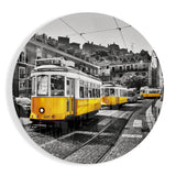 Tram Glass Wall Art