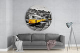 Tram Glass Wall Art