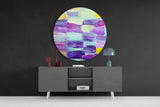 Abstract Glass Wall Art