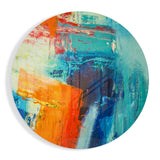 Abstract Glass Wall Art