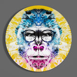 Philosopher Gorilla Glass Wall Art