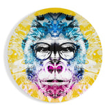 Philosopher Gorilla Glass Wall Art