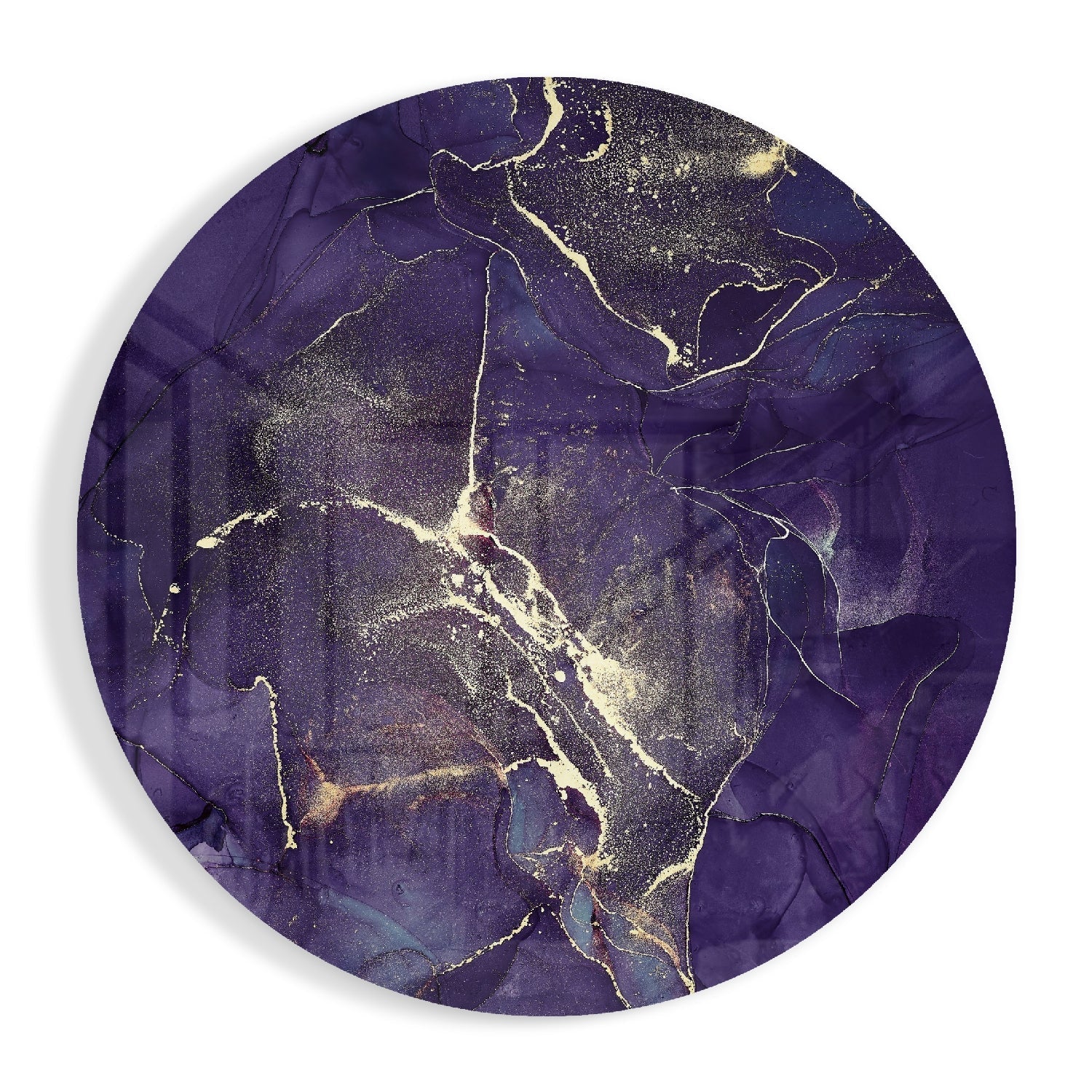 Abstract Flow Glass Wall Art