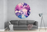 Pink Marble Glass Wall Art