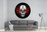 Skull Glass Wall Art