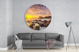 Sunrise Glass Wall Art