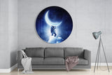 Moon Bearer Glass Wall Art