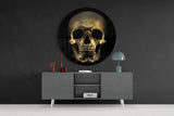 Skull Glass Wall Art