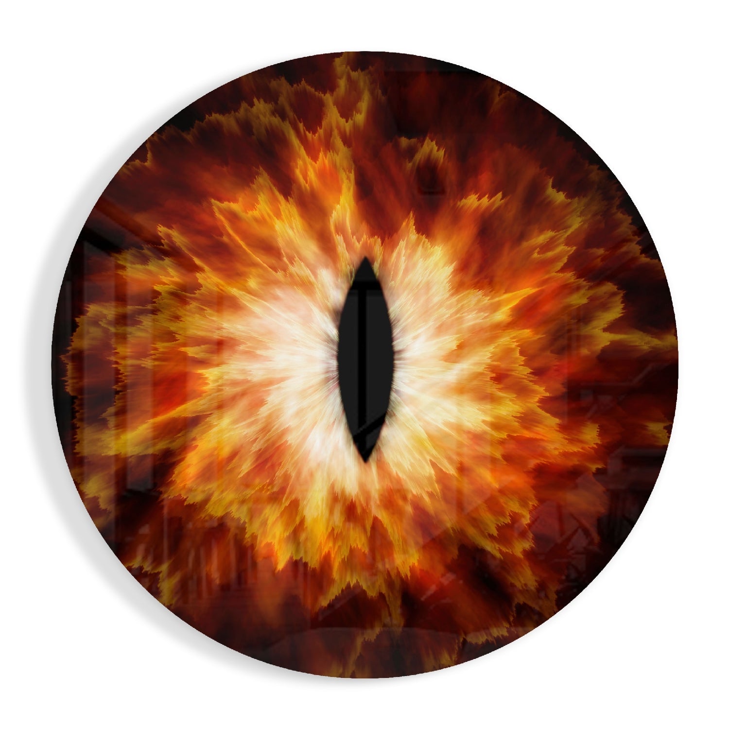 Fire Eye Glass Wall Art