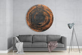 Abstract Loop Glass Wall Art