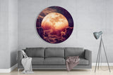 Moon Glass Wall Art