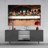 Last Supper Remastered Glass Wall Art