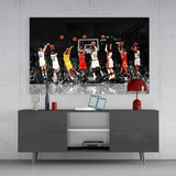 Nba All-Star Glass Wall Art