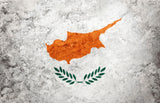 Flag of Cyprus Glass Wall Art