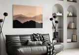 Mountains Glass Wall Art