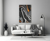 Abstract Glass Wall Art