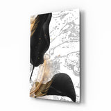 Leaves Glass Wall Art