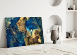 Abstract Depth Glass Wall Art